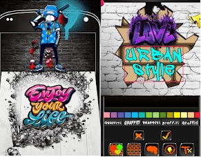 Aplikasi Warna Biru Logo B