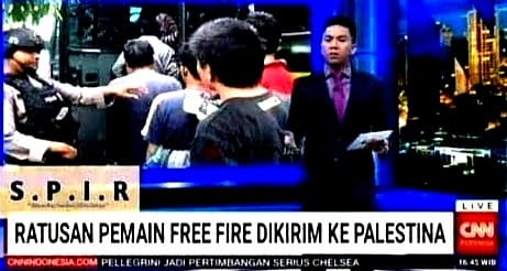 Ratusan Pemain Free Fire Dikirim Ke Palestina