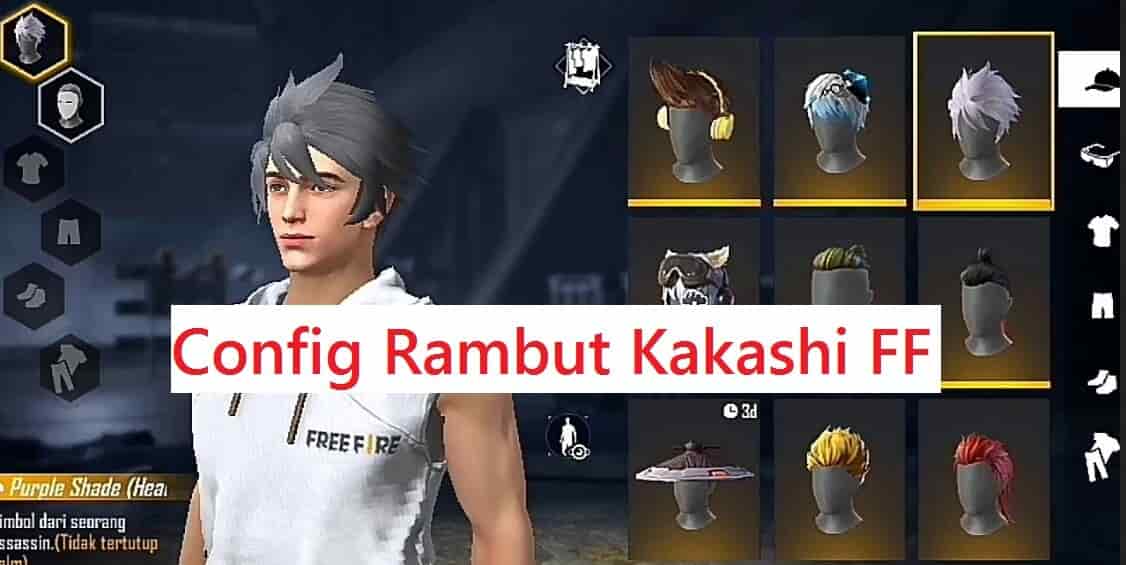 Config Rambut Kakashi Ff Free Fire Terbaru