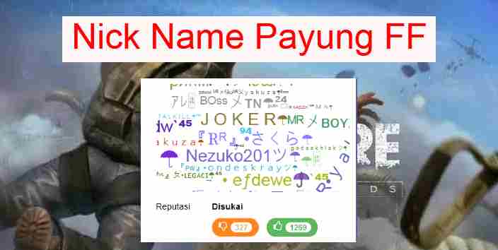 Nama Payung FF