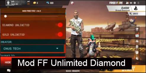 Mod FF Unlimited Diamond Apk
