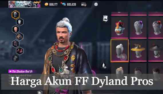 Berapa Harga Akun Ff Dyland Pros Free Fire Terbaru