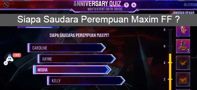 Siapa Saudara Perempuan Maxim FF