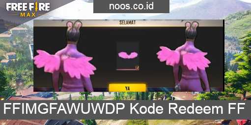FFIMGFAWUWDP Kode Redeem FF Tas Sayap Pink BTS FFIM GFAW UWDP