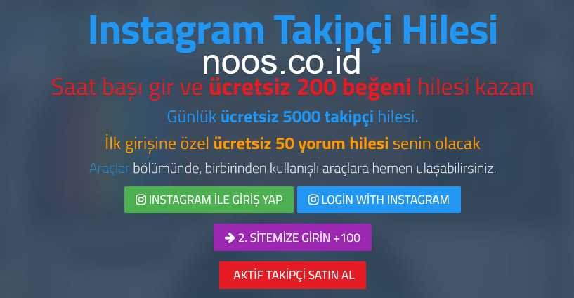 Sicaktakipci Com Followers IG Cara Tambah Follower Like Komentar Instagram